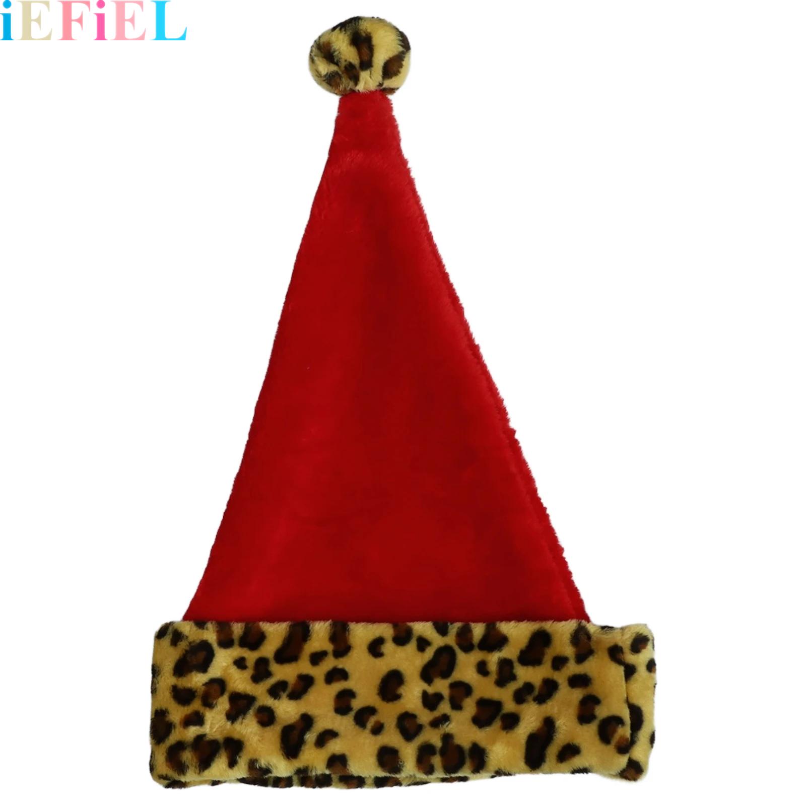 Santa Hat Plush - Adults Christmas Santa Hat Soft Plush