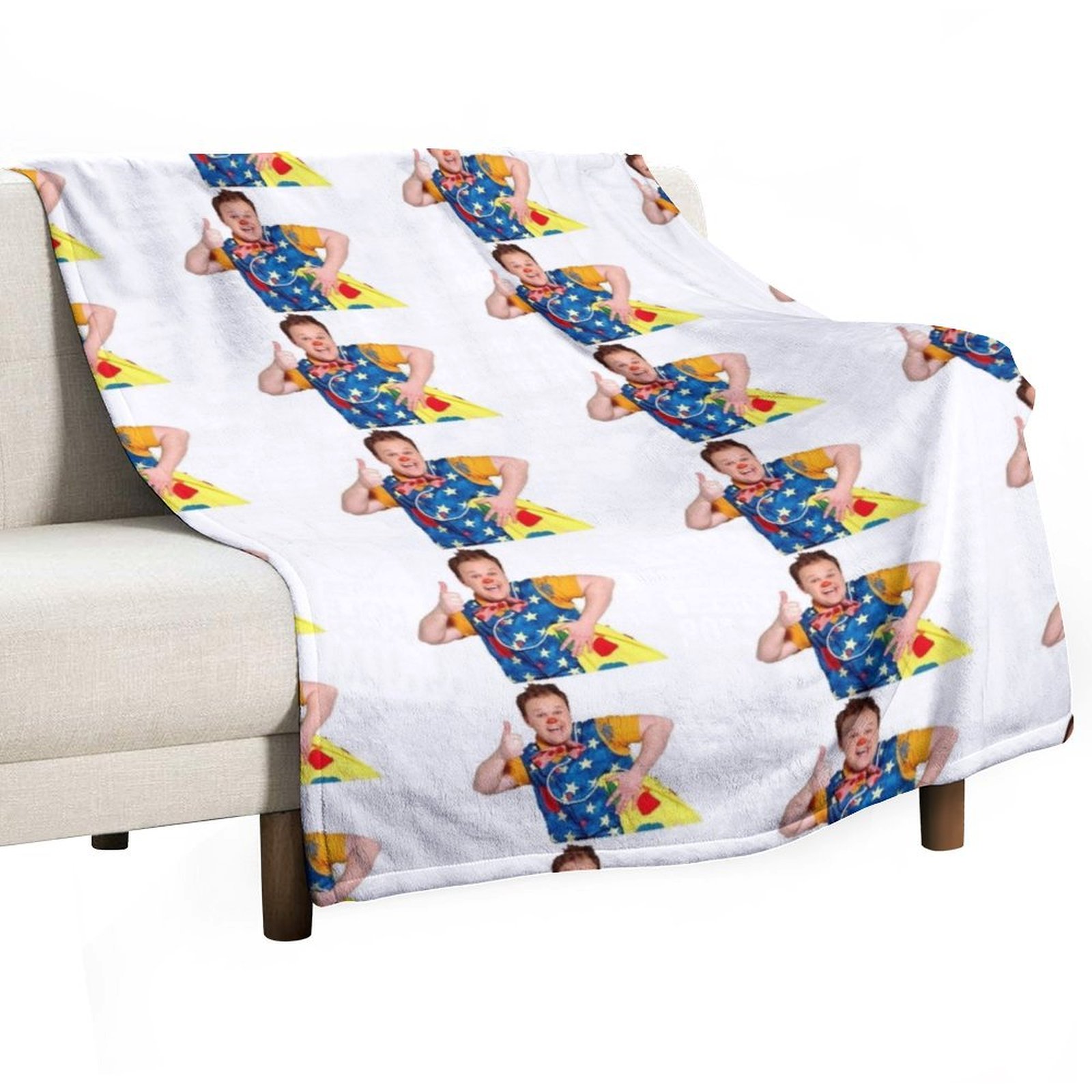 Christmas Throw Blanket - Mr Tumble Throw Blanket Cozy Home