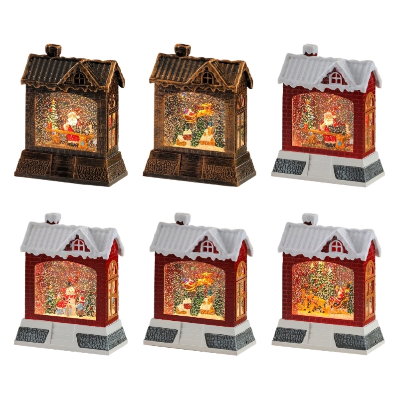 Snow Globe Musical - Christmas Snow Globes Battery & Usb