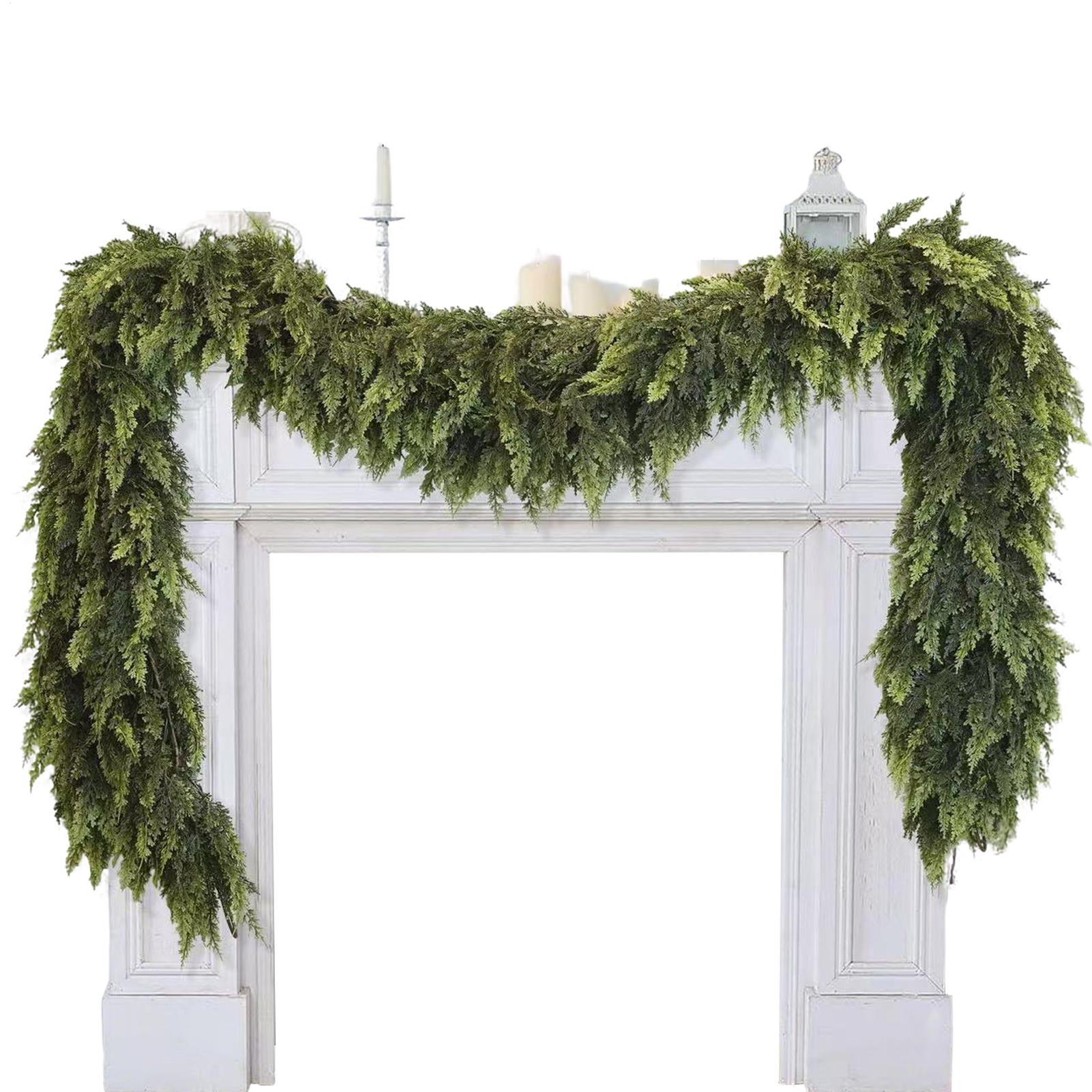 Christmas Tree Artificial - Christmas Garlands Artificial Green Pine Decoration