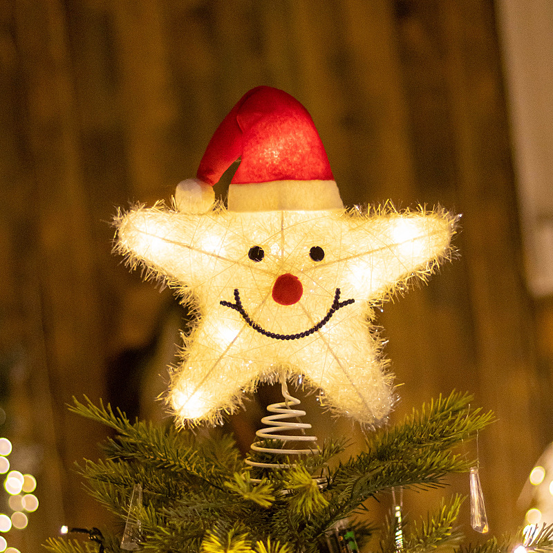 Star Tree Topper - Christmas Tree LED Star Tree Topper