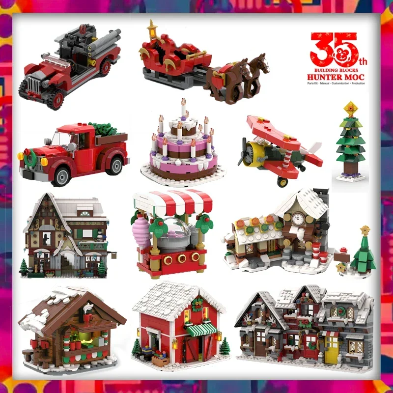 Advent Calendar Gift - christmas 2023 winter village xmas houses