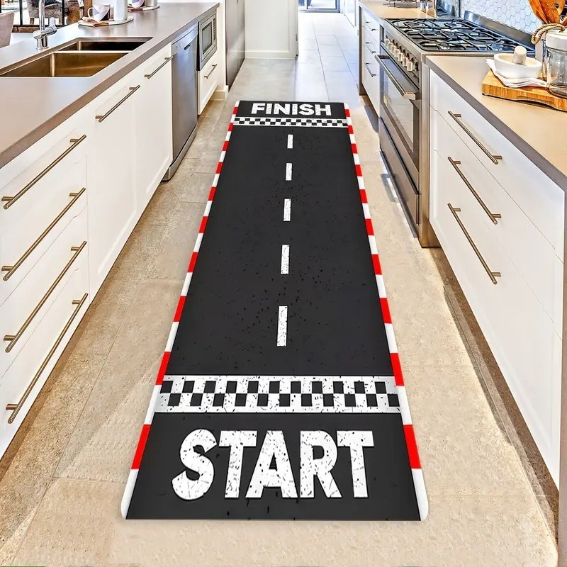 Christmas Table Runner - Race Car Racetrack Table Runner Racing