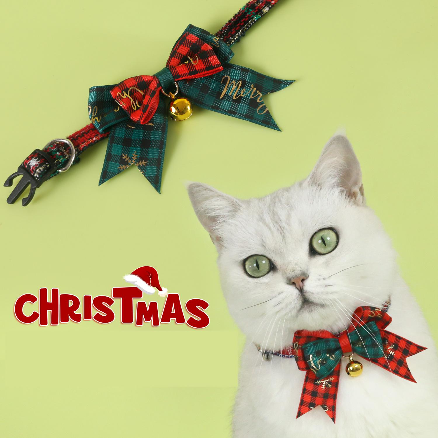 Christmas Throw Blanket - Jingle&Sparkle Merry Christmas Pet Bow Collar