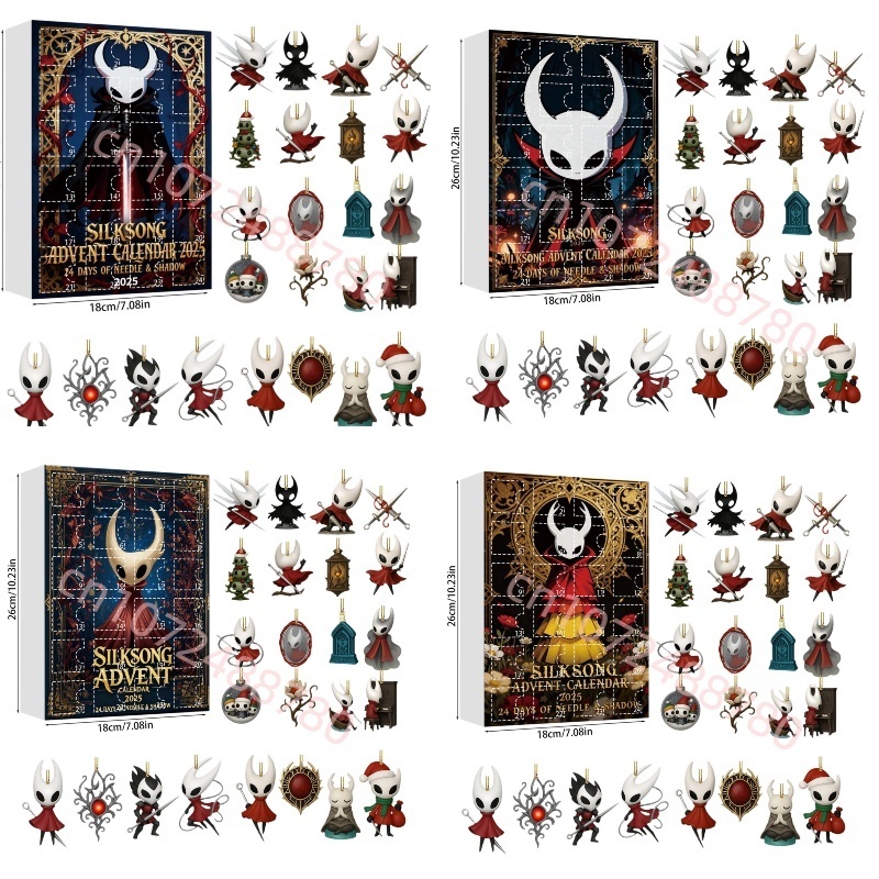 Advent Calendar Gift - 2026 SILKSONGs Advent Calendars Keychain Cute