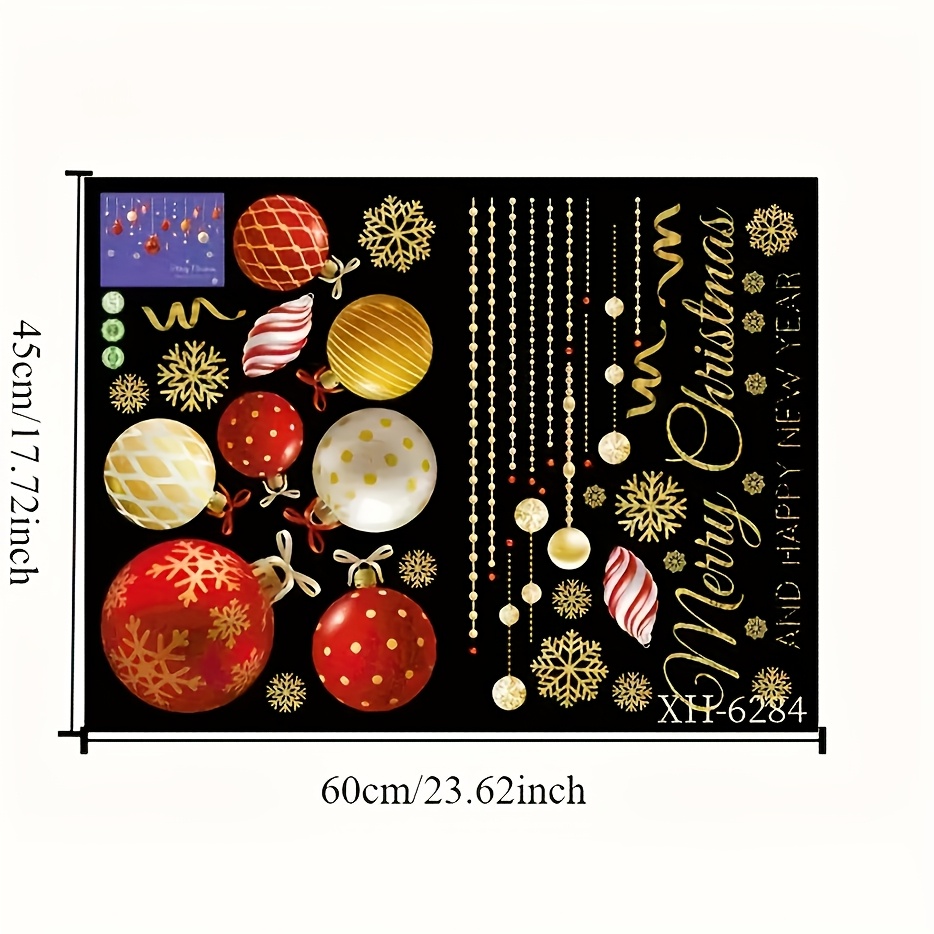 1pc Reusabl Window Stickers -  - Snowflake Window Decal recension och pris
