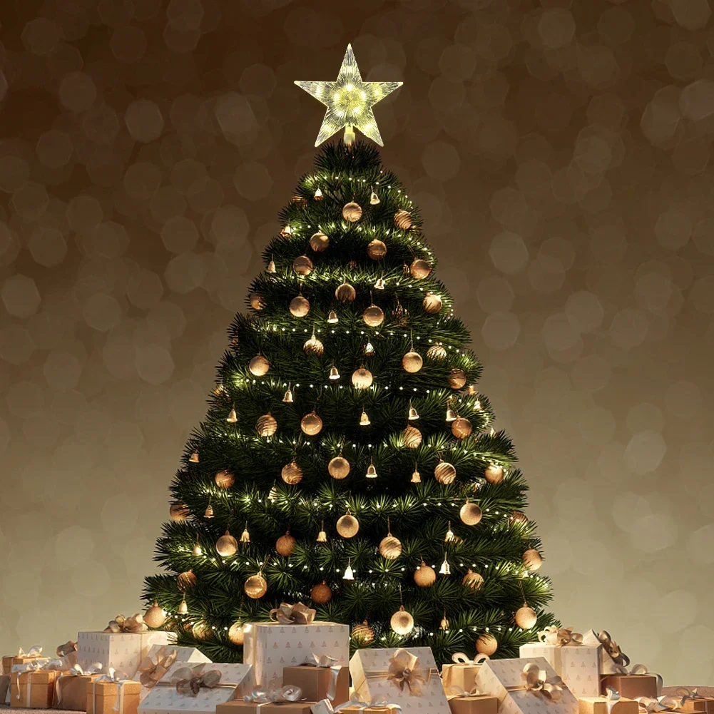 15CM LED Christmas Tree Orname - Star Tree Topper recension och pris