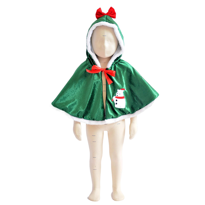 Green Elf Christmas Hooded Pon - Elf Costume Christmas recension och pris