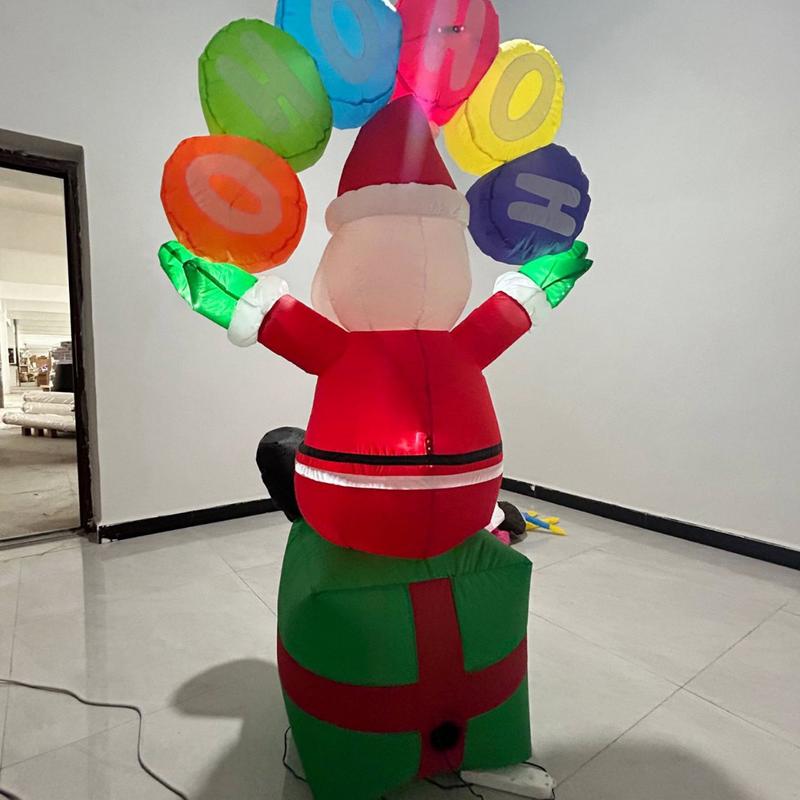 Blow Up Santa Inflatable Decor - Christmas Lights Outdoor recension och pris