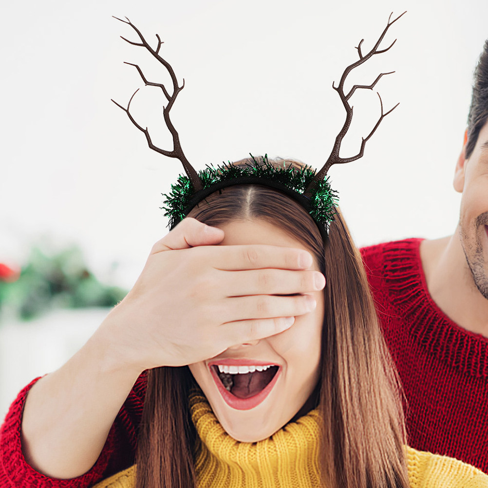 16Pcs Christmas Antler Headban - Reindeer Antlers Headband recension och pris