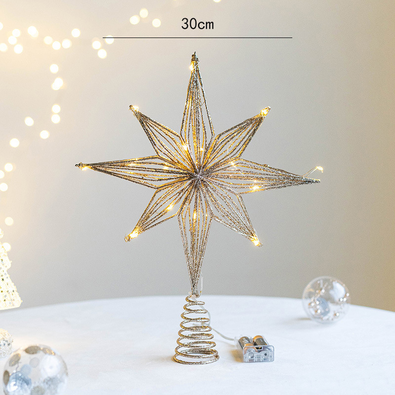 30cm Led Star Christmas Tree T - Star Tree Topper recension och pris