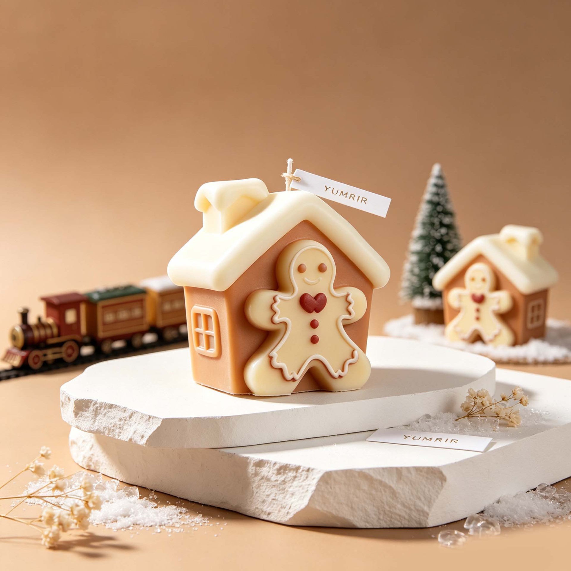 Christmas Gingerbread House Si - Holiday Candle Set recension och pris