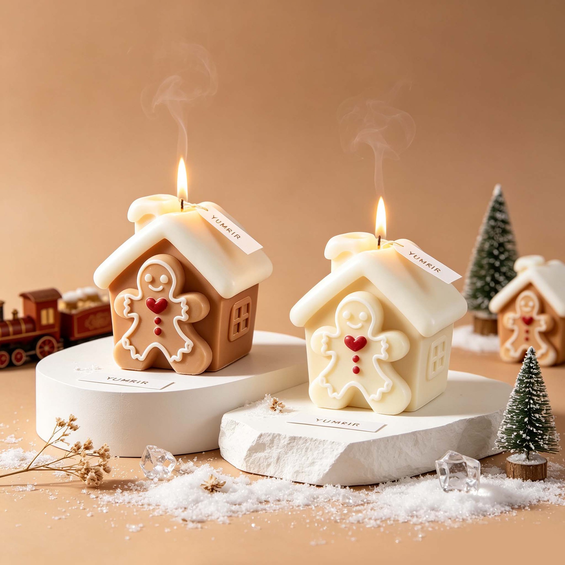 Christmas Gingerbread House Si - Holiday Candle Set recension och pris
