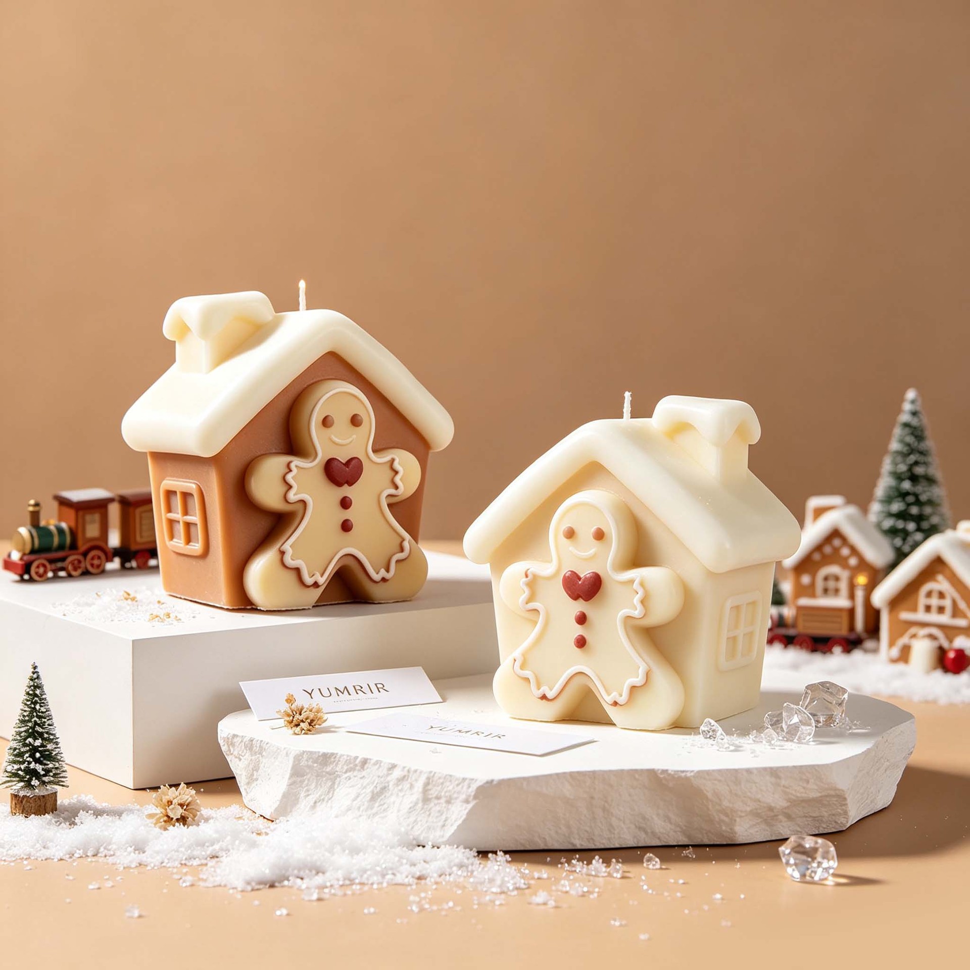 Christmas Gingerbread House Si - Holiday Candle Set recension och pris