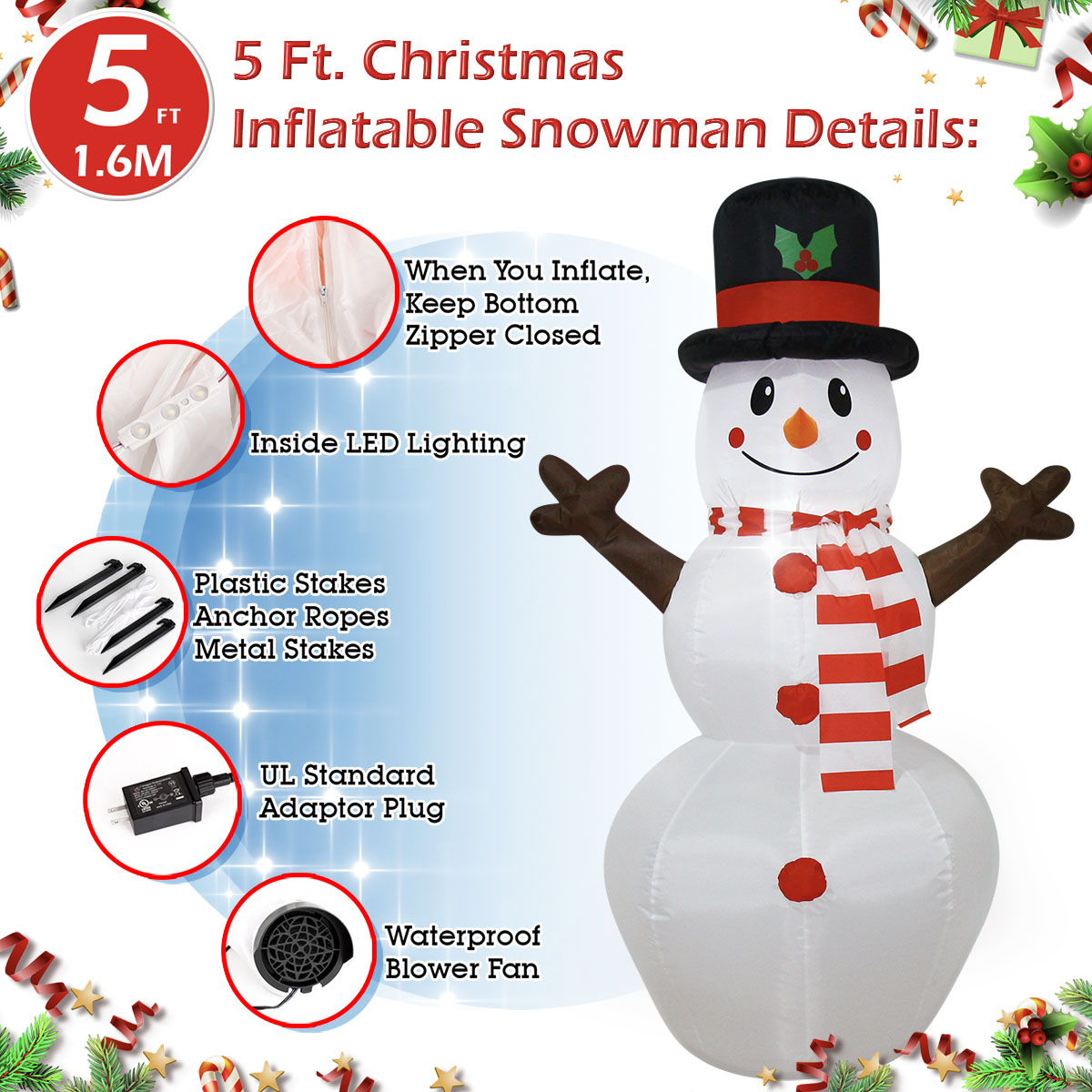 Christmas Inflatable Outdoor D - Christmas Lights Outdoor recension och pris