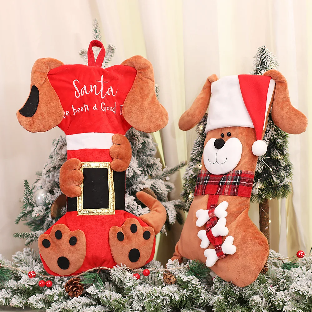 3D Animal Christmas Stockings  - Christmas Stocking Hanging recension och pris