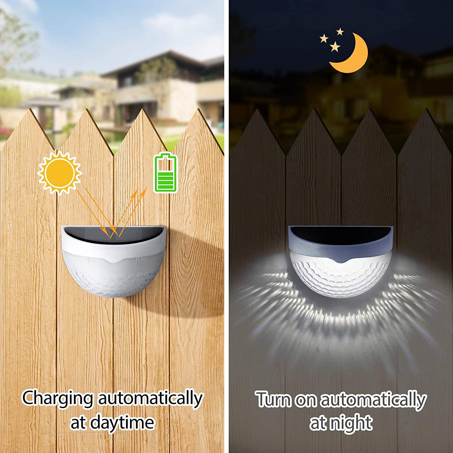 LED Solar Light Outdoor Wall L - Christmas Lights Outdoor recension och pris