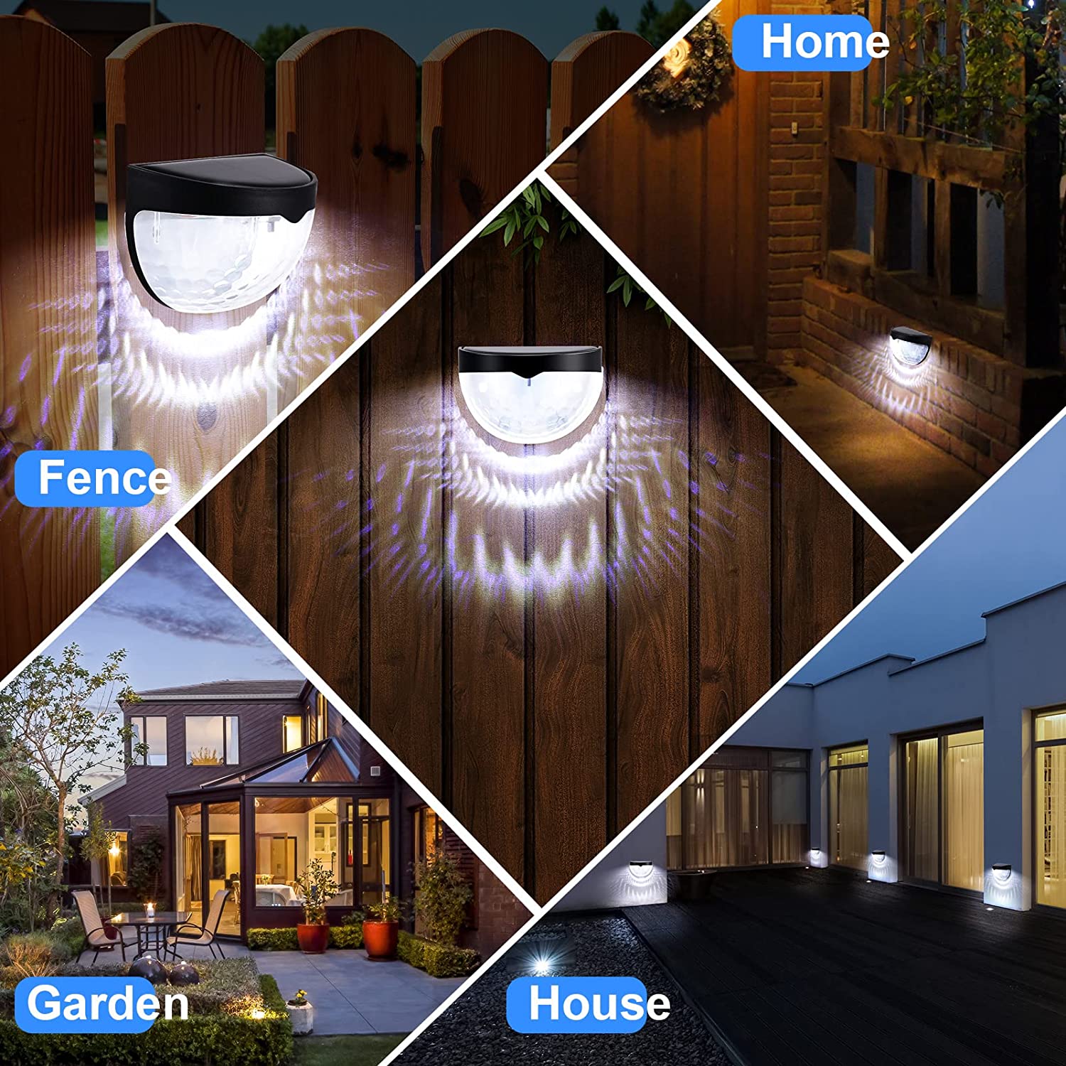 LED Solar Light Outdoor Wall L - Christmas Lights Outdoor recension och pris