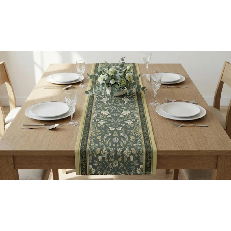VIKAMA Art Deco Floral Table R - Christmas Table Runner recension och pris