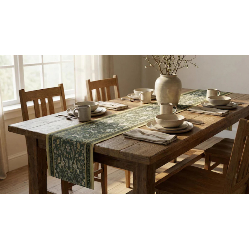 VIKAMA Art Deco Floral Table R - Christmas Table Runner recension och pris