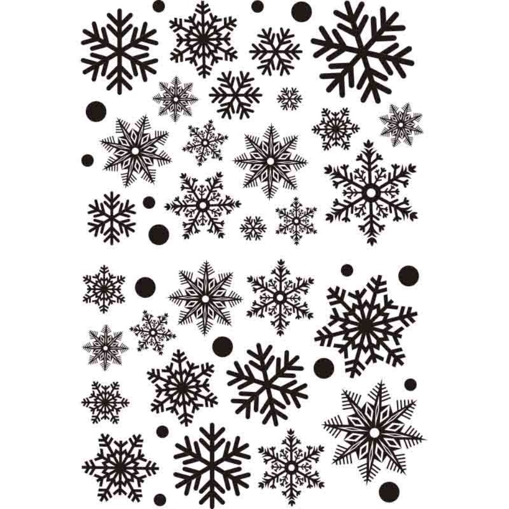 30pcs PVC Christmas Snowflakes - Snowflake Window Decal recension och pris