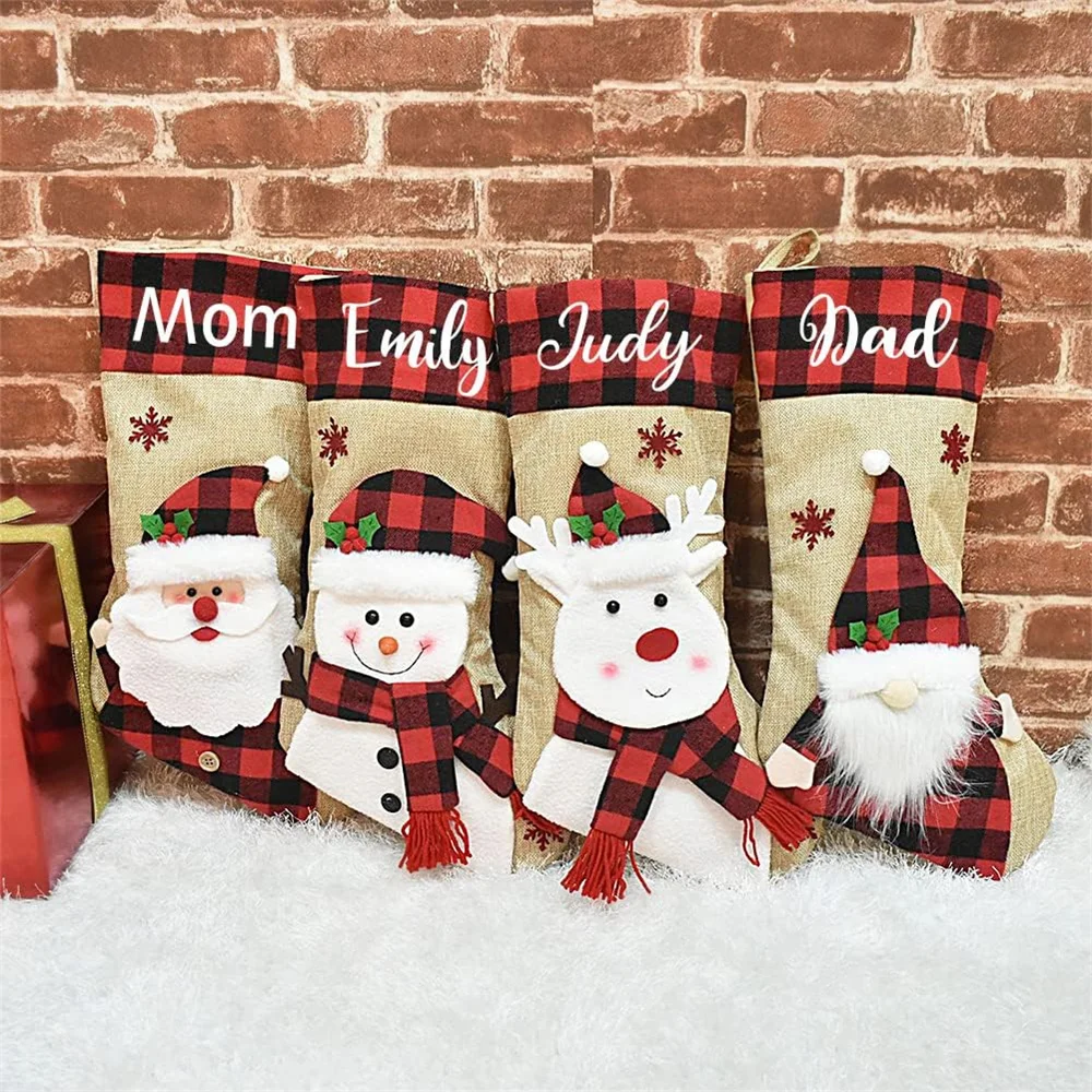 Christmas Holiday Stockings Ch - Christmas Stocking Hanging recension och pris
