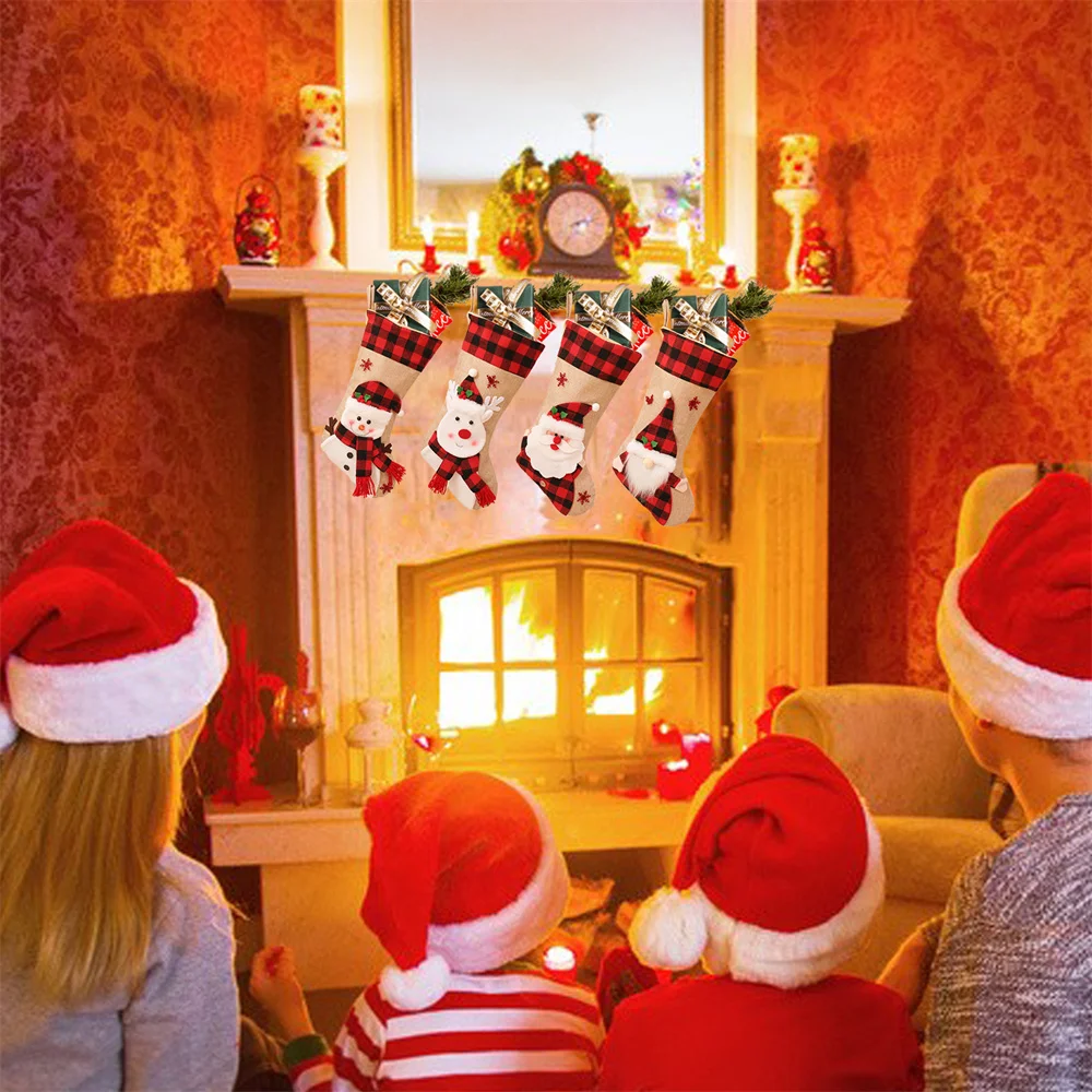 Christmas Holiday Stockings Ch - Christmas Stocking Hanging recension och pris