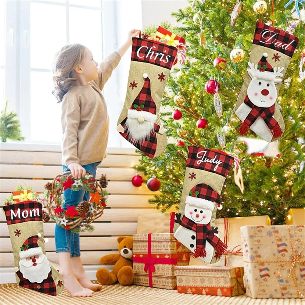 Christmas Holiday Stockings Ch - Christmas Stocking Hanging recension och pris