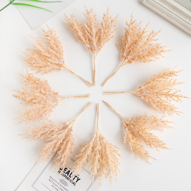 3/6pcs Artificial Plant Golden - Christmas Wreath Fake recension och pris