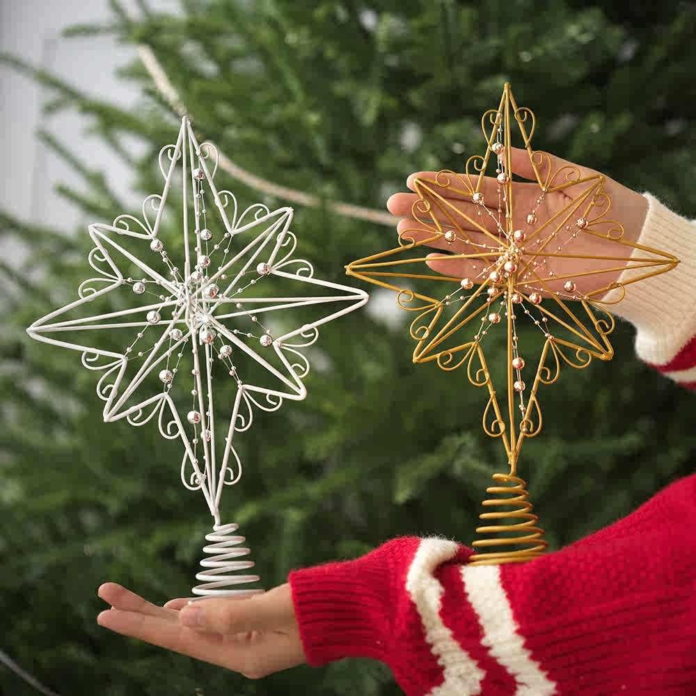 12.6 Inch Creative Led Lights  - Star Tree Topper recension och pris
