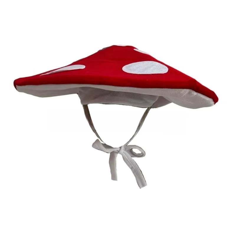 Mushroom Hat For Halloween Cos - Santa Hat Plush recension och pris
