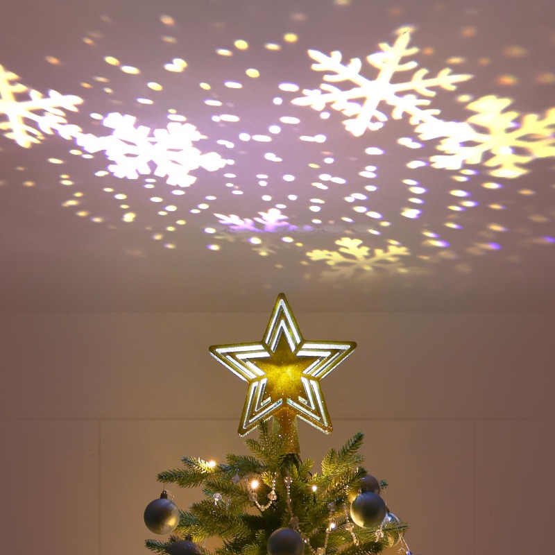 LED Projection Tree Topper Sta - Star Tree Topper recension och pris