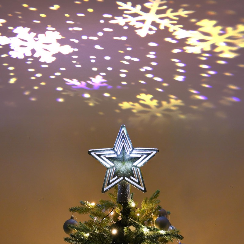 LED Projection Tree Topper Sta - Star Tree Topper recension och pris