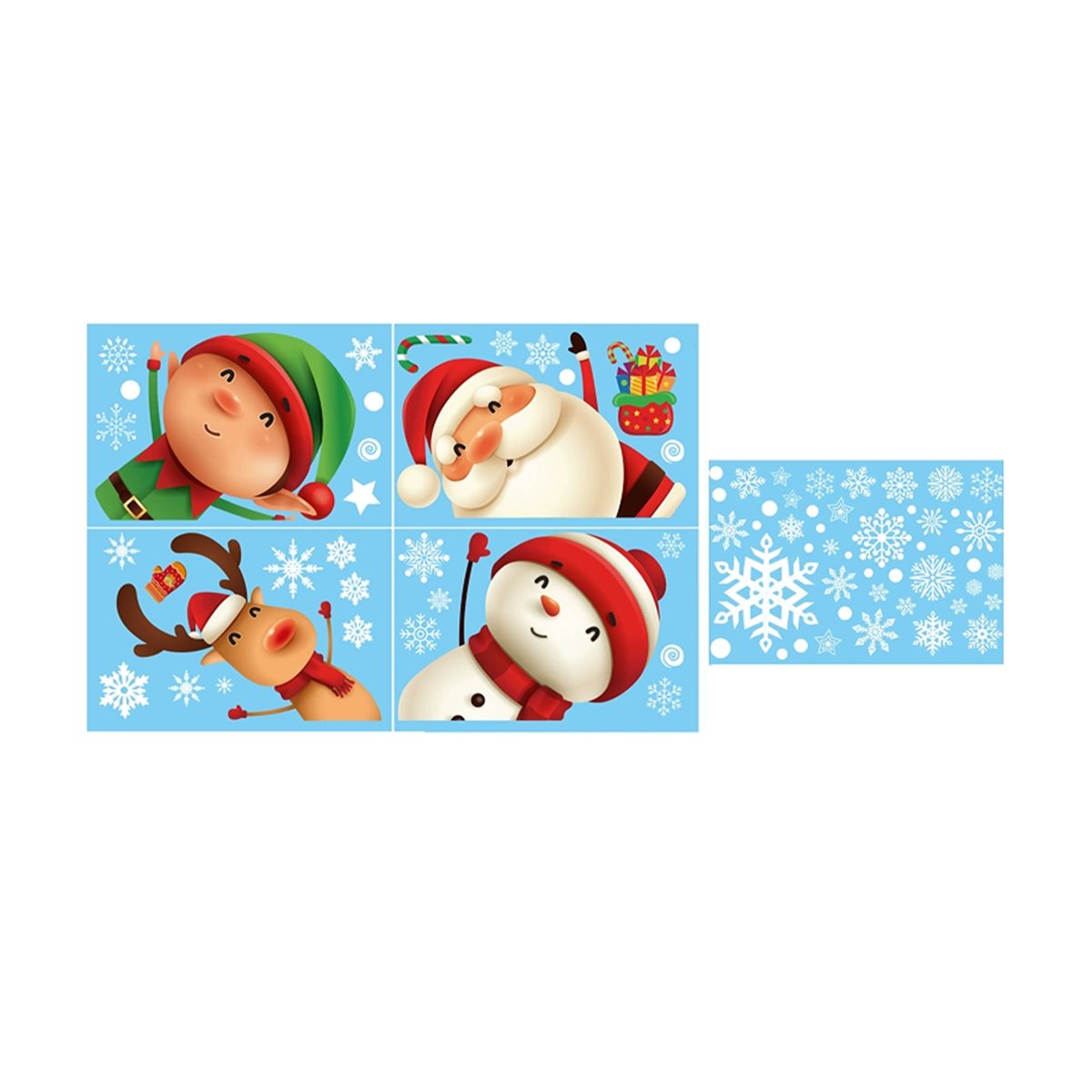 New arrival  80PCS Christmas S - Snowflake Window Decal recension och pris