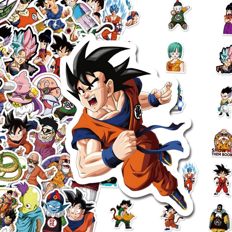 60pcs Anime Dragon Ball sticke - Ornament Ball Set recension och pris