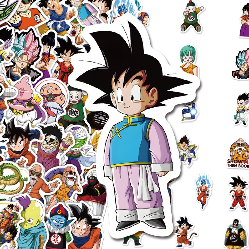 60pcs Anime Dragon Ball sticke - Ornament Ball Set recension och pris