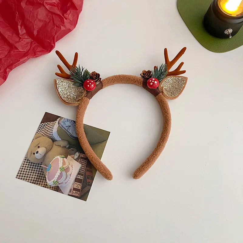 Christmas Headband Reindeer An - Reindeer Antlers Headband recension och pris