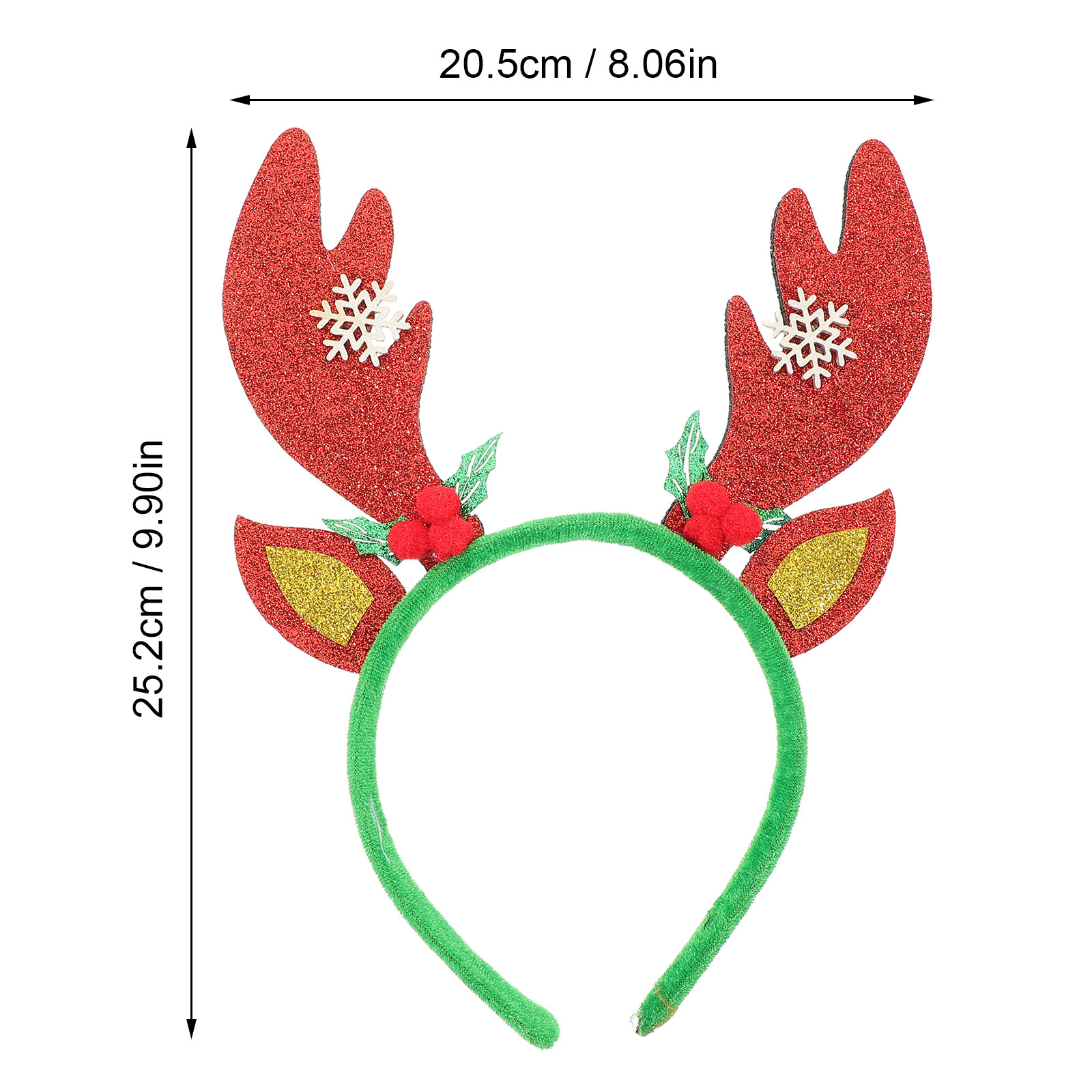 Christmas Deer Antlers Headban - Reindeer Antlers Headband recension och pris