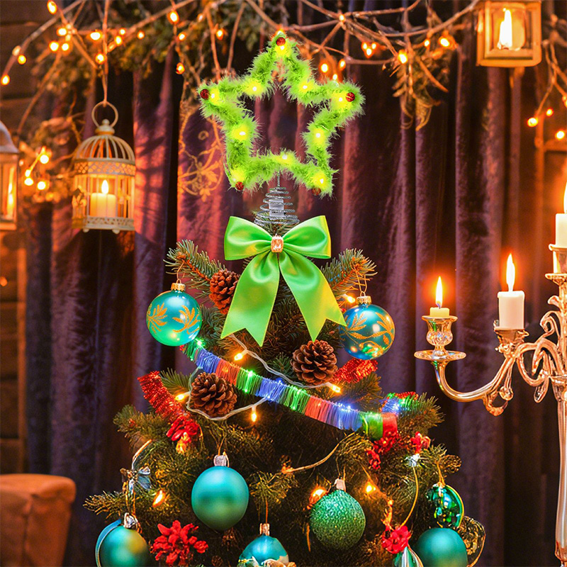 Plush Five-pointed Star Twisty - Star Tree Topper recension och pris