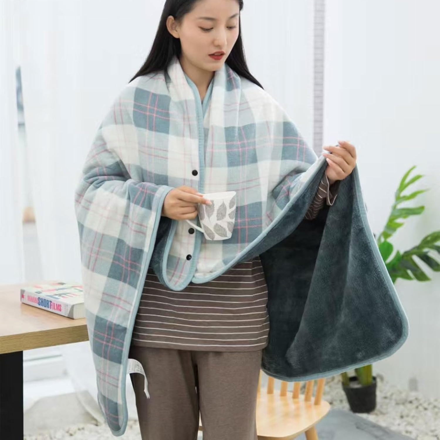 Wearable Blanket Throw Plush F - Christmas Throw Blanket recension och pris
