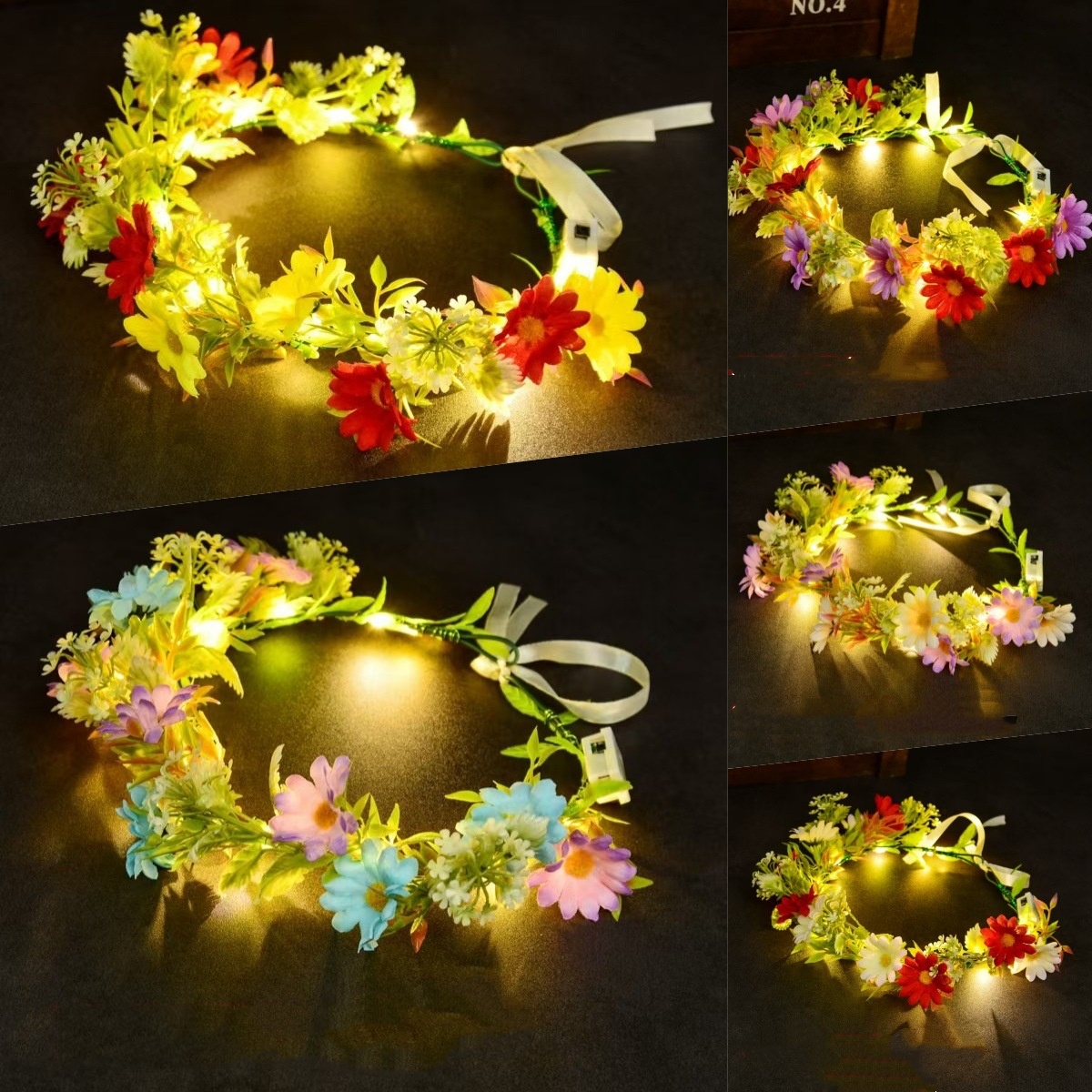 Luminous Floral Wreath LED Flo - Led Fairy String Lights recension och pris
