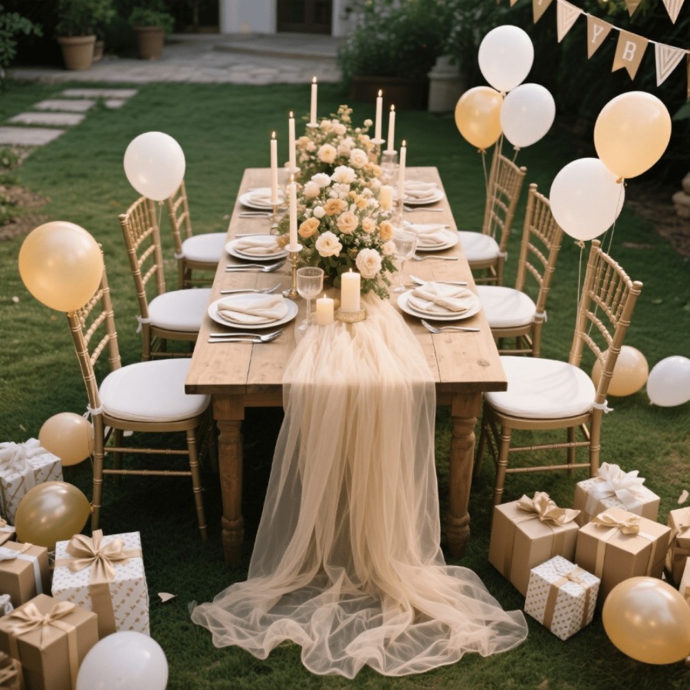 Wedding Sheer Table Runner, Bo - Christmas Table Runner recension och pris