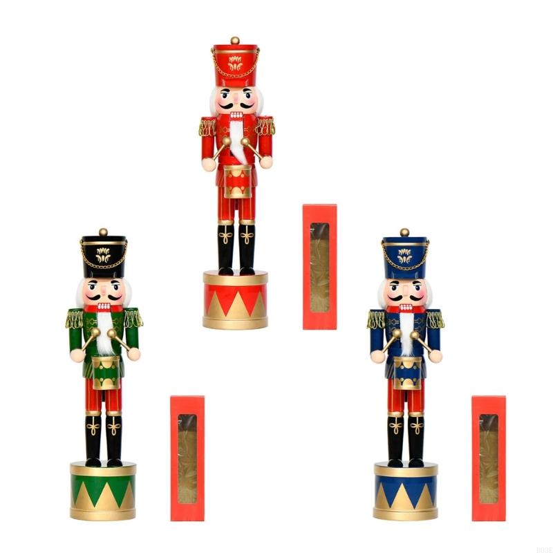 36Cm Wooden Nutcrackers Drum S - Nutcracker Figurine recension och pris