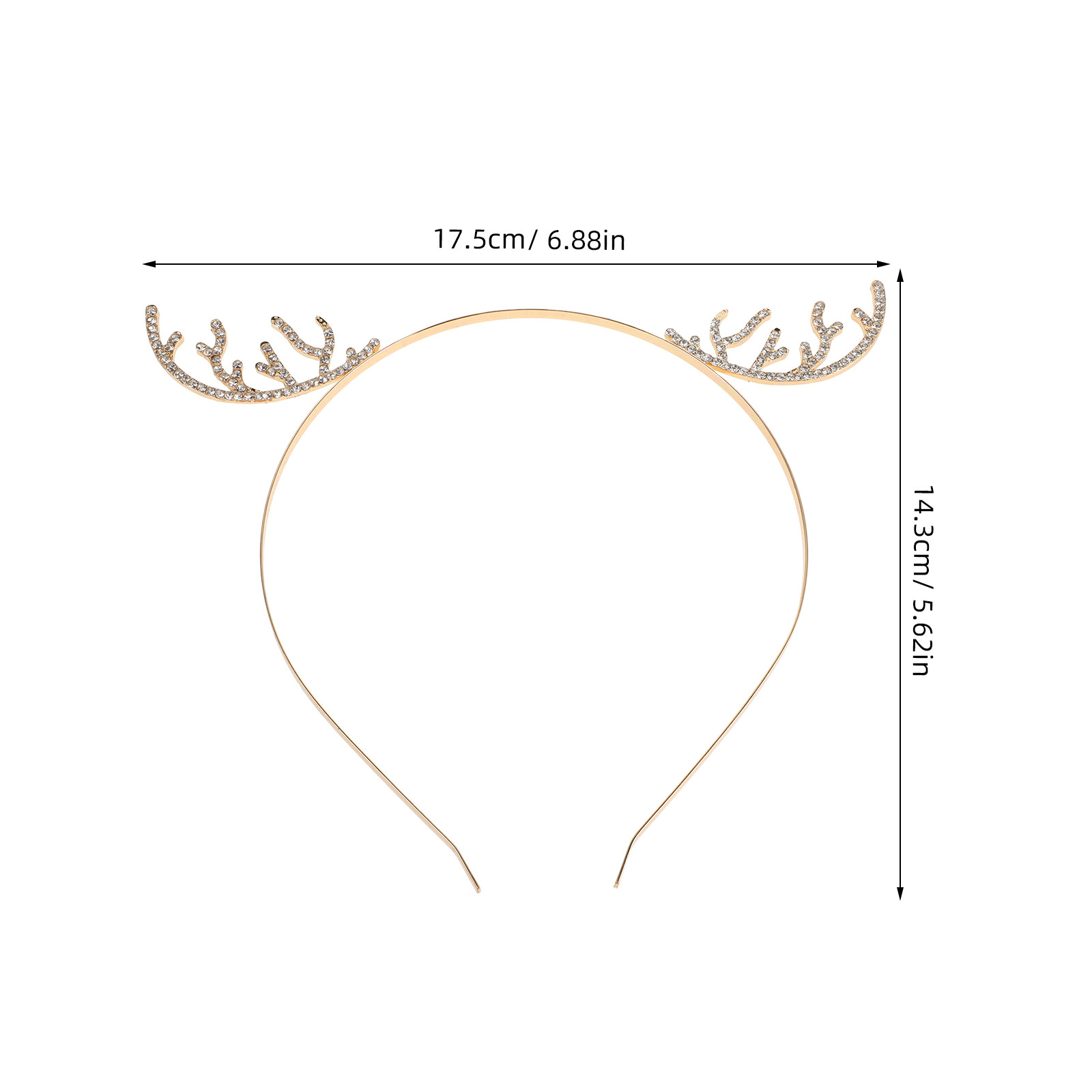 Rhinestone Reindeer Antlers He - Reindeer Antlers Headband recension och pris