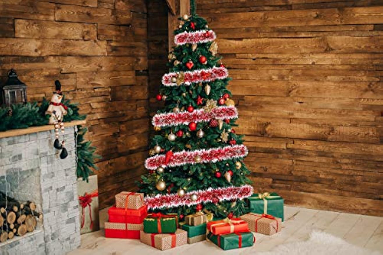 2M Christmas Metallic Streamer - Tinsel Garland Decoration recension och pris