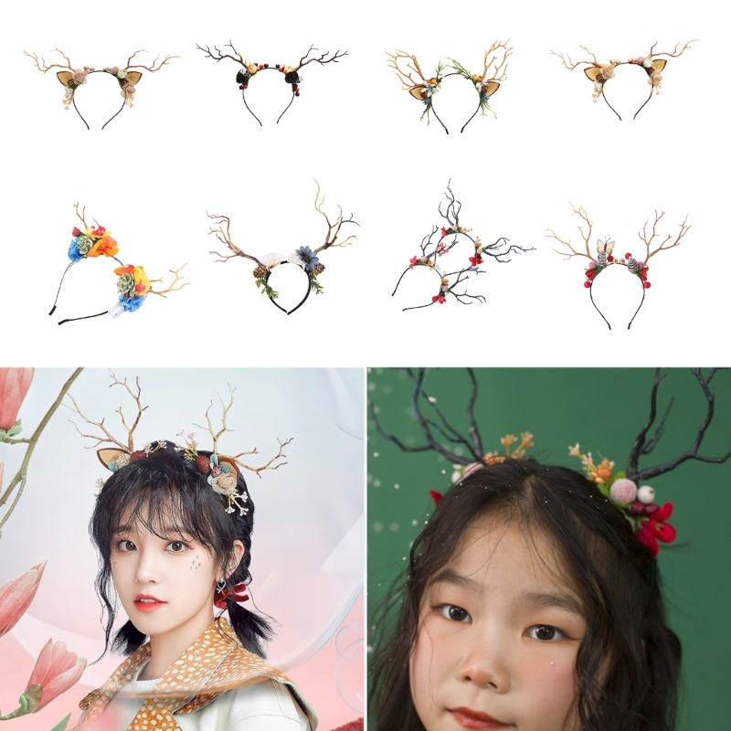 Branch Reindeer Antler Hair Ho - Reindeer Antlers Headband recension och pris