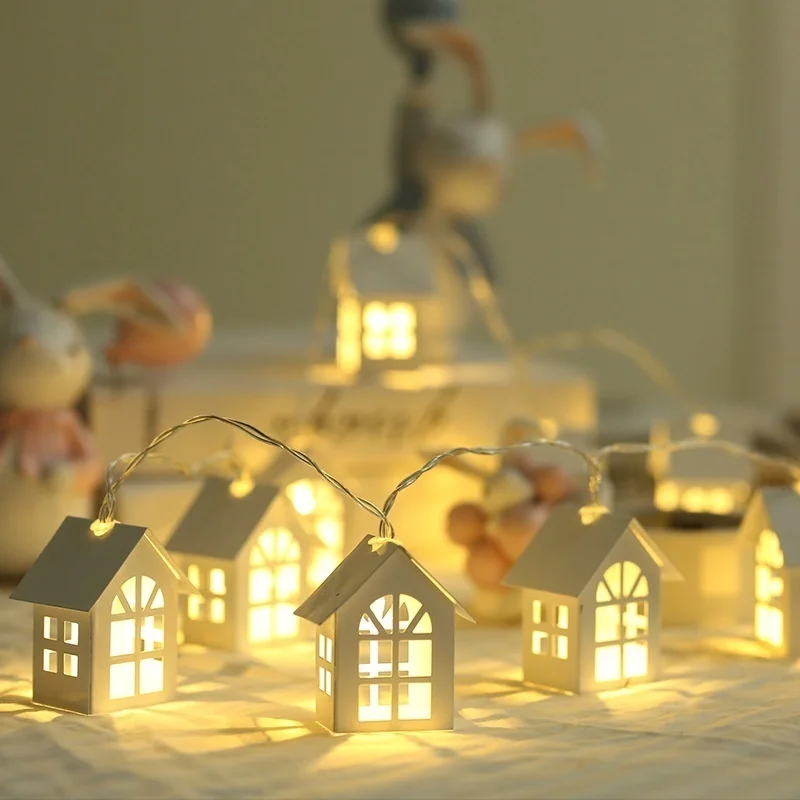 10 LED Christmas Tree House St - Led Fairy String Lights recension och pris