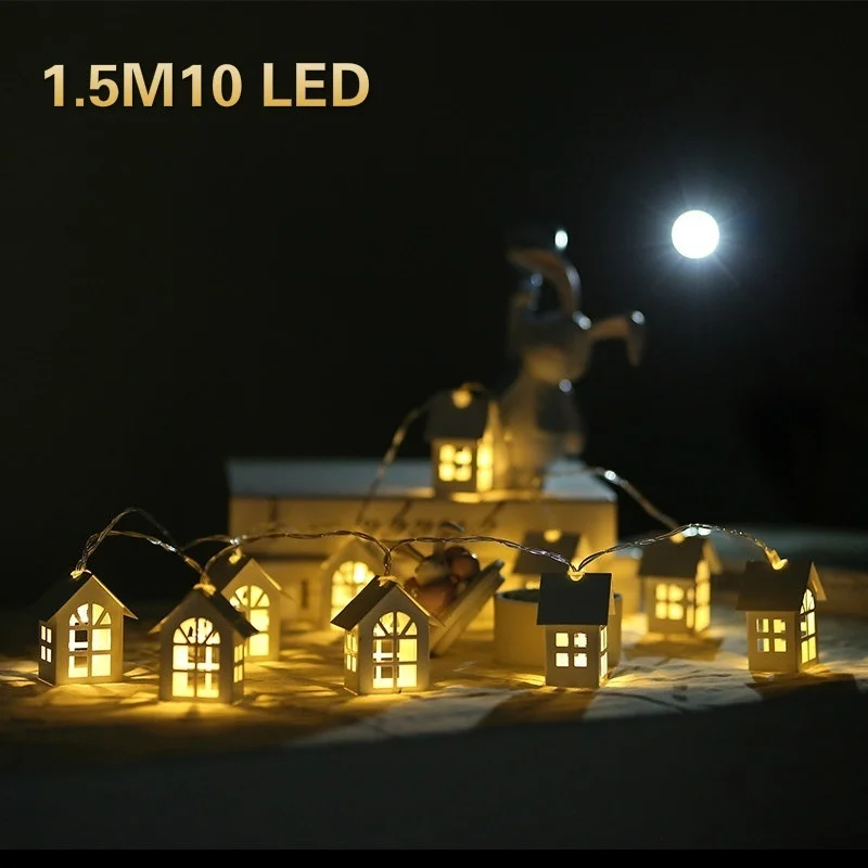 10 LED Christmas Tree House St - Led Fairy String Lights recension och pris