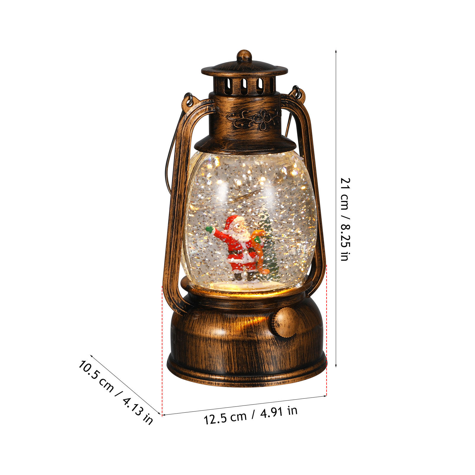 Christmas Snow Globe Lantern w - Snow Globe Musical recension och pris