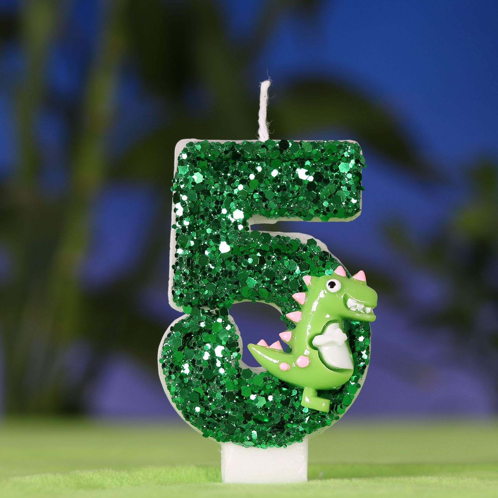 Cartoon Dinosaur Digital Birth - Holiday Candle Set recension och pris